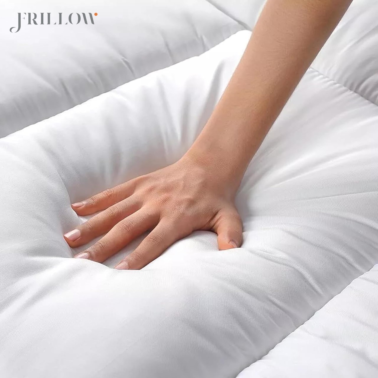 FRILLOW ผ้ารองที่นอน MICROGEL หนา 8 ซม ขนาด 3.5 ฟุต_7